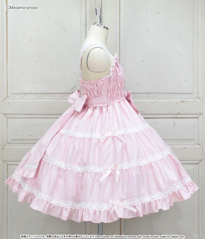 定価以下】【新品タグ付き】CandyシャーリングリボンJSK（ドット柄