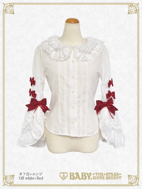 は*す様 ふわふわクリームプリンセスブラウス Fluffy Cream Princess Blouse by Baby, the Stars Shine Bright