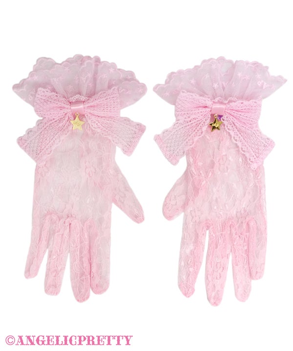 Twinkle Lace Gloves by Angelic Pretty