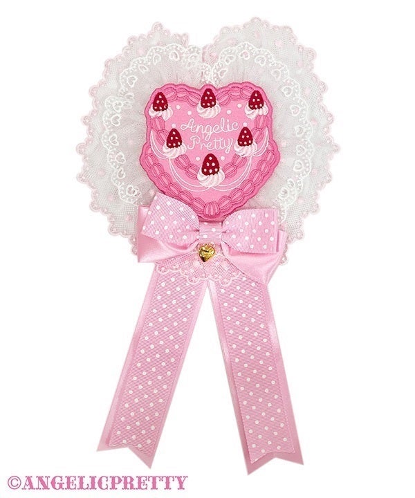 Happy Cakes Rosette Brooch (2026) by Angelic Pretty