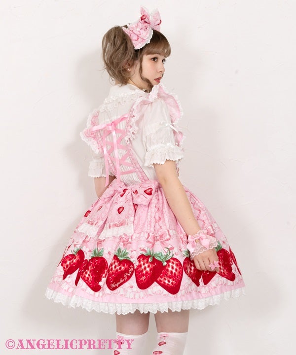 Decoration Strawberry Skirt by Angelic Pretty