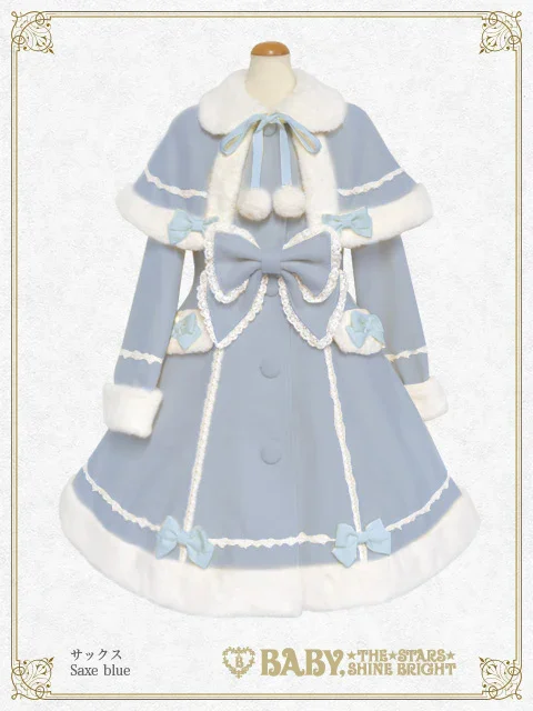 Ribbon Milky Coat [build to order] by Baby, the Stars Shine Bright
