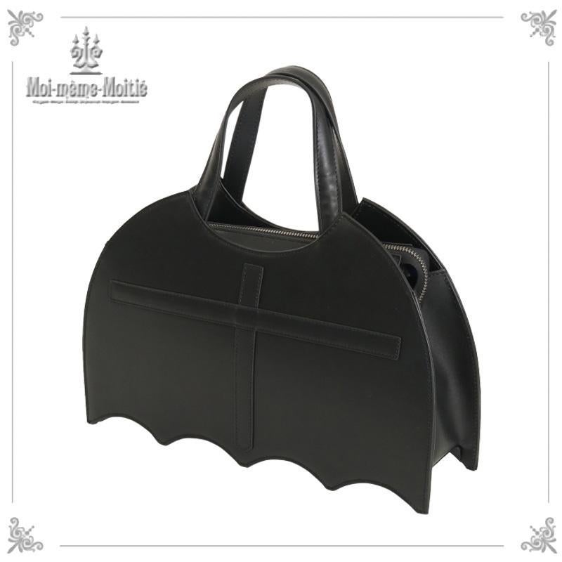 モワティエ/ 蝙蝠バッグ(本革) Bat Hand Bag (Real Leather) by Moi-même-Moitié