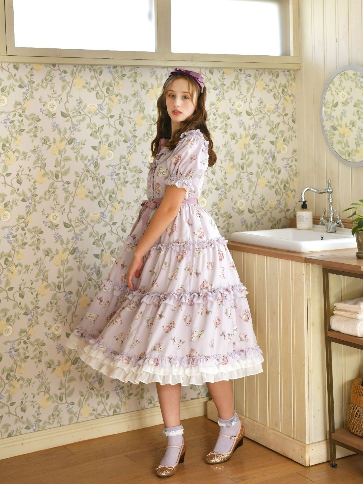 エミリーテンプルキュート　Kitty Giftドレス Kitty Gift Dress OP by Emily Temple Cute