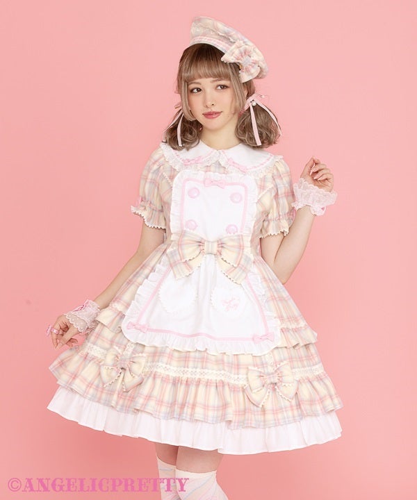Sugary Tartan Check OP by Angelic Pretty