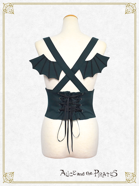 DEAD WING Corset by Alice and the Pirates