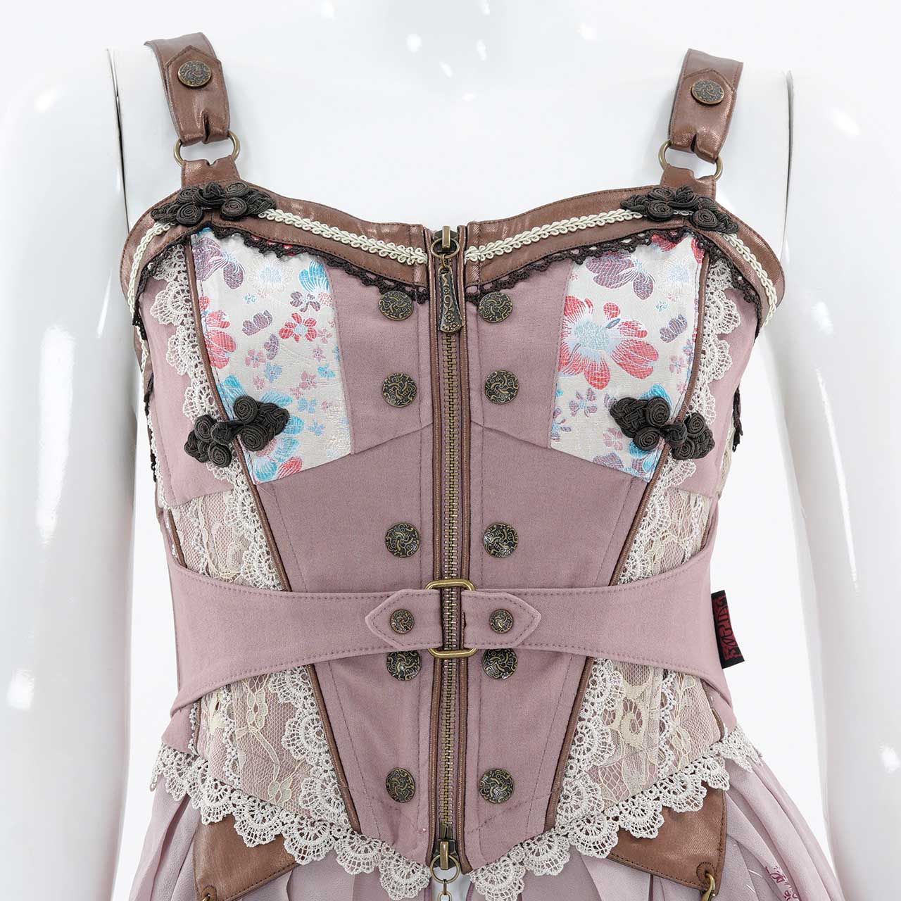 OZZONESTE ベスト ワンピース OzzOn ~ Oneste Flower Mist Dream Vest JSK by Indie Brand