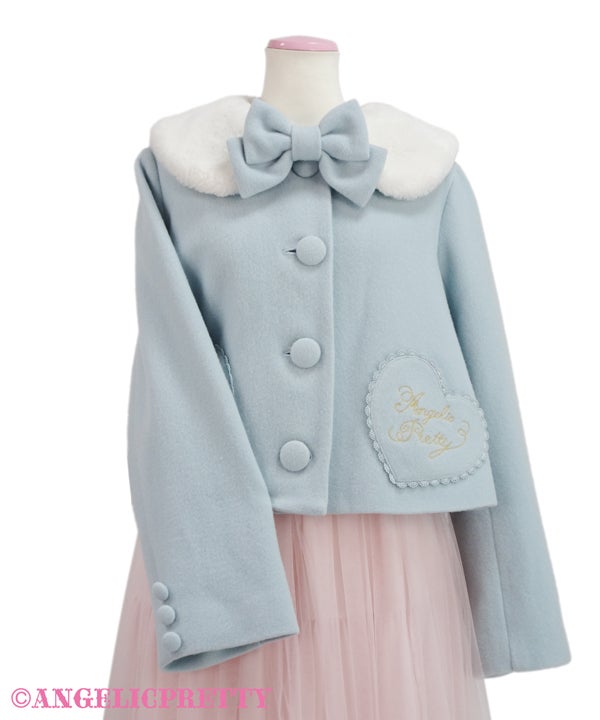 Girly Heart Short Coat by Angelic Pretty