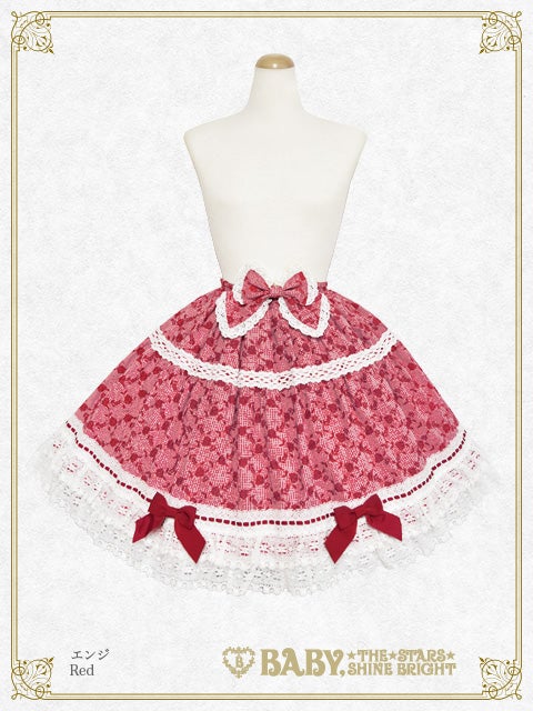 ミラベル～Rosy Memory～スカート＆リボンクリップセット Mirabel ~Rosy Memory~ Skirt & Ribbon Clip Set by Baby, the Stars
