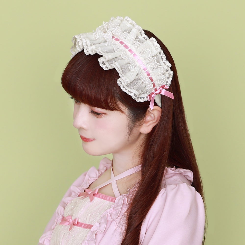 Romantic Frillカチューシャ Romantic Frill Headband by Melody BasKet