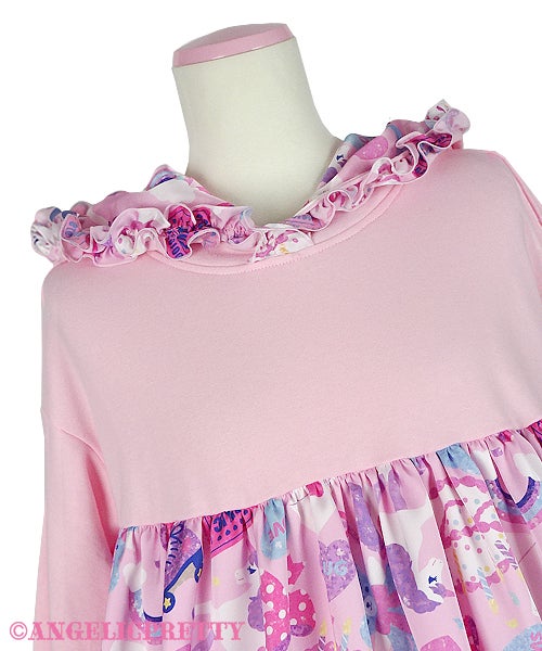 Girly Sticker Cutsew OP by Angelic Pretty