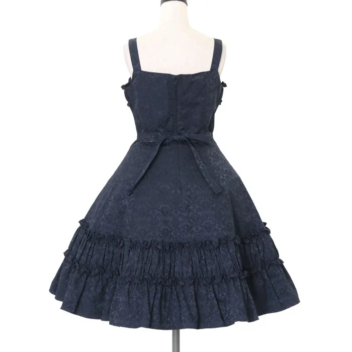 Baroque Jacquard Heart Frill JSK by Victorian Maiden