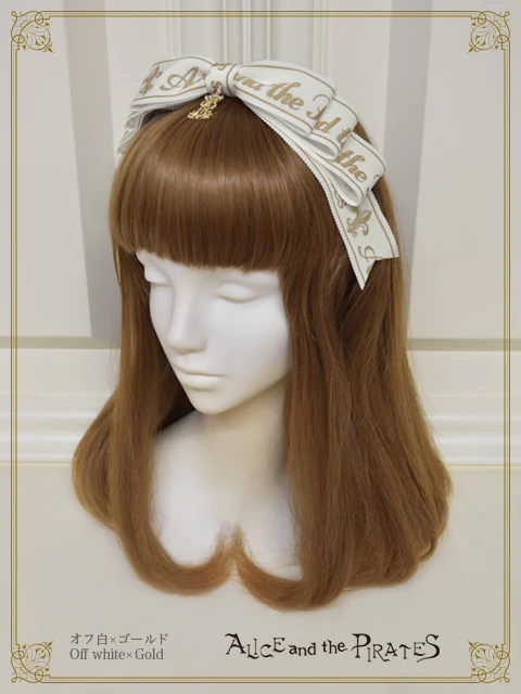 A/P Logo Ribbon Center Head Bow (2026) by Alice and the Pirates