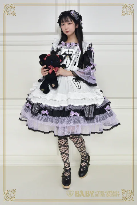 Gothic Noir Princess Apron by Baby, the Stars Shine Bright