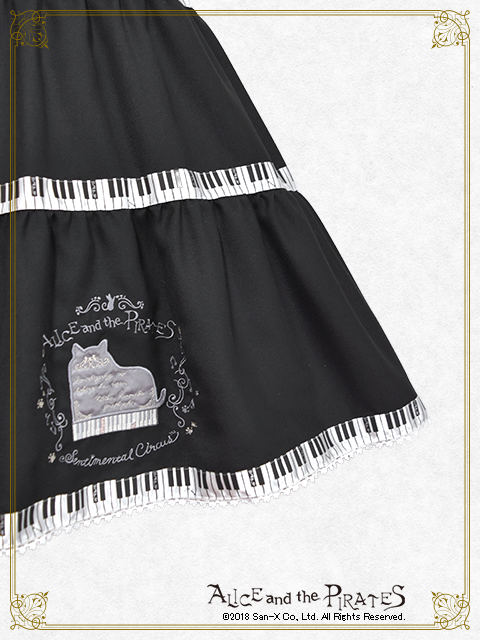 Black Cat Fantasia Appliqued JSK by Alice and the Pirates