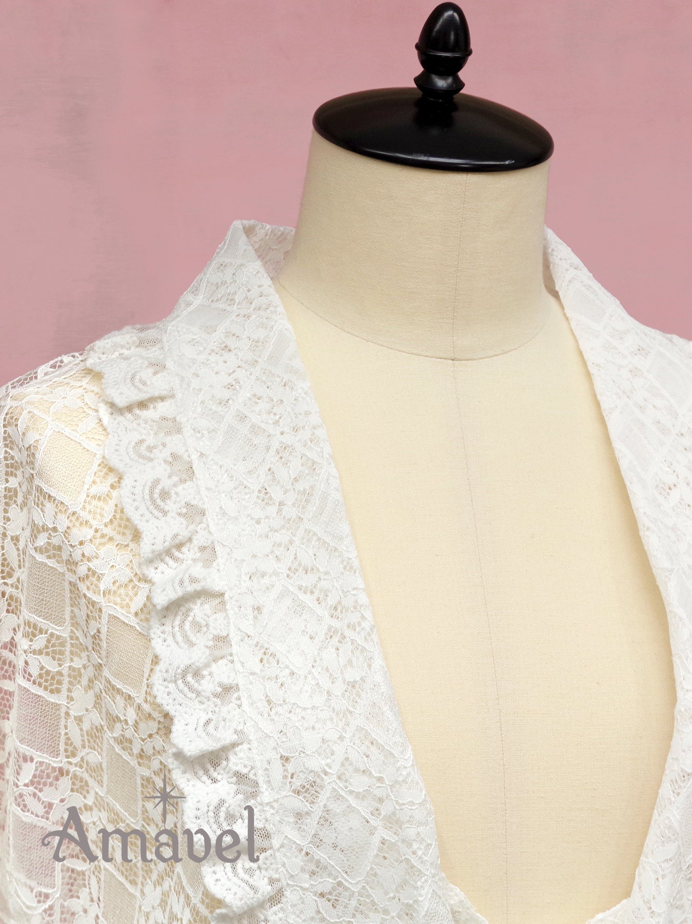 Amavel ~ Spring Visit to the Shiba Inu Shrine Lace Haori by Offbrand
