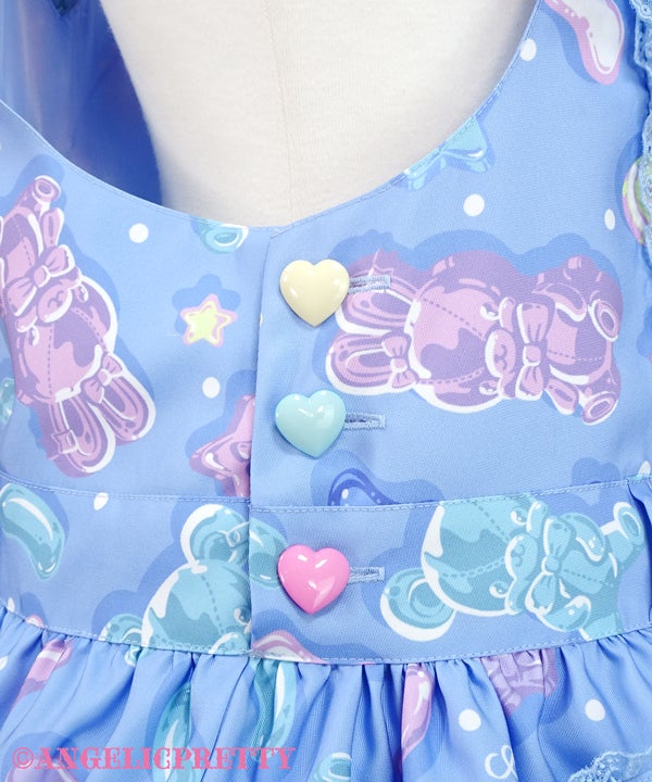 Jelly Candy Toys Heart Salopette by Angelic Pretty
