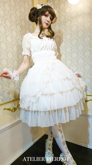RT-5896660514 ATELIER PIERROT ワンピース Classical Chiffon OP by Atelier Pierrot