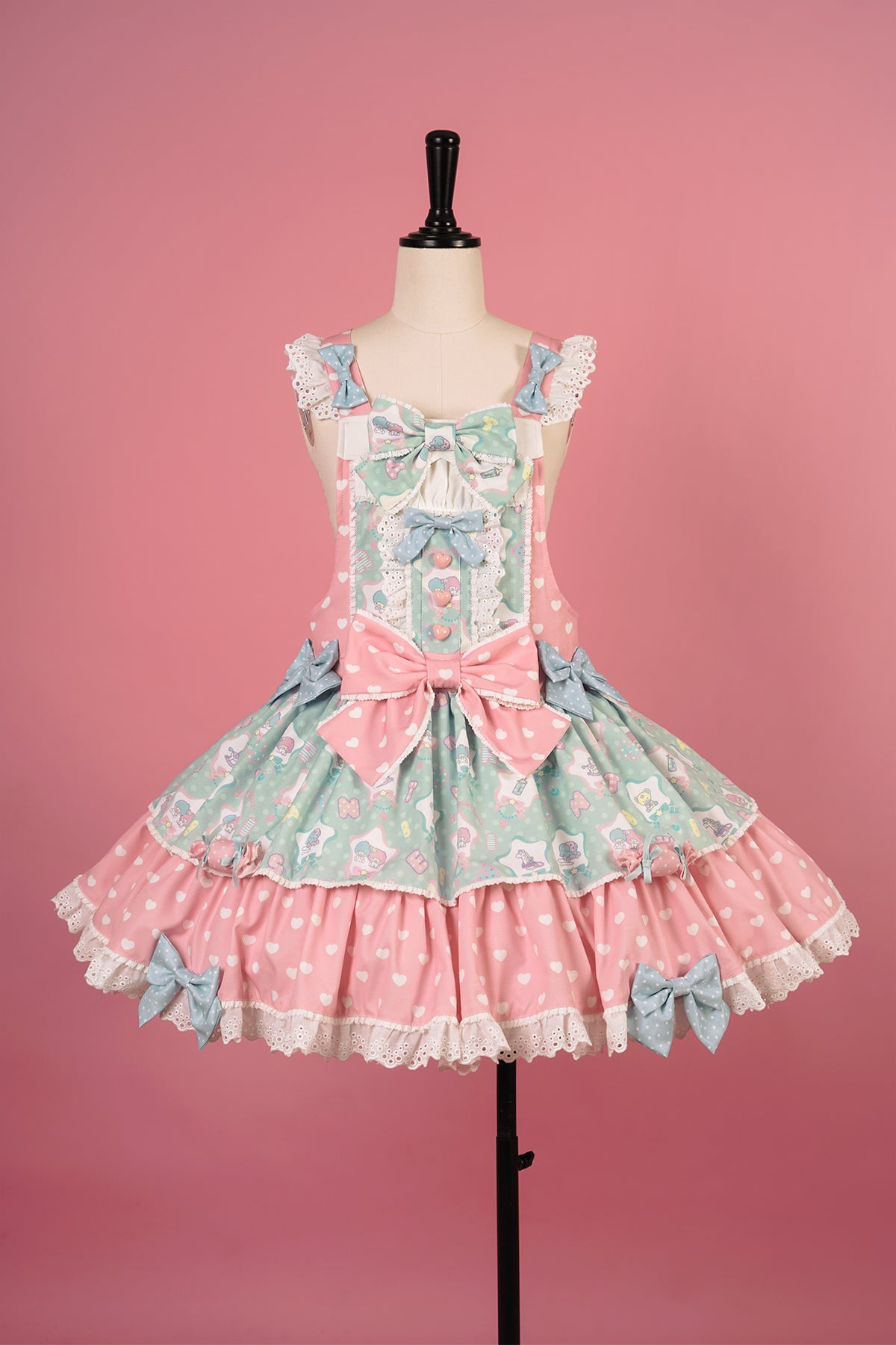 Vcastle x Sanrio Gemini Collaboration Salopette by Chinese Indie Brand