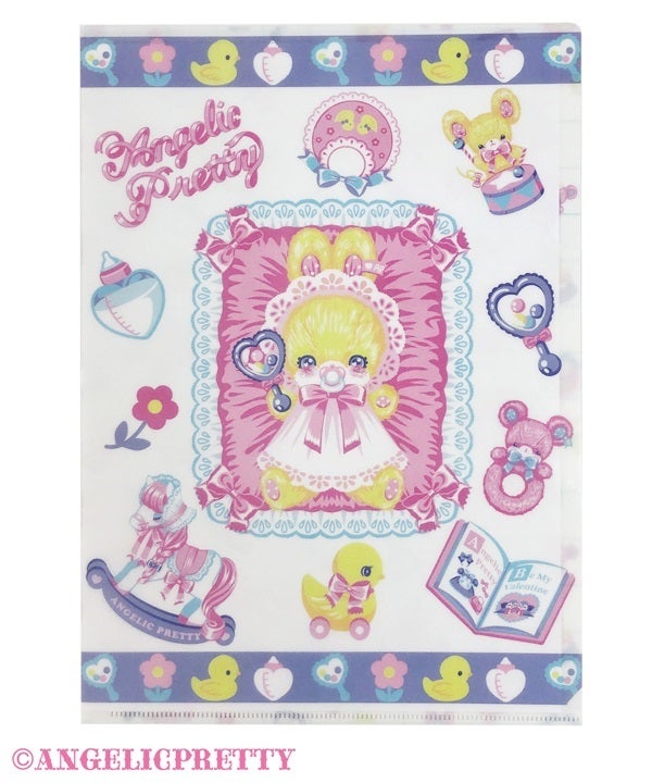 Baby Toys Clear File by Angelic Pretty