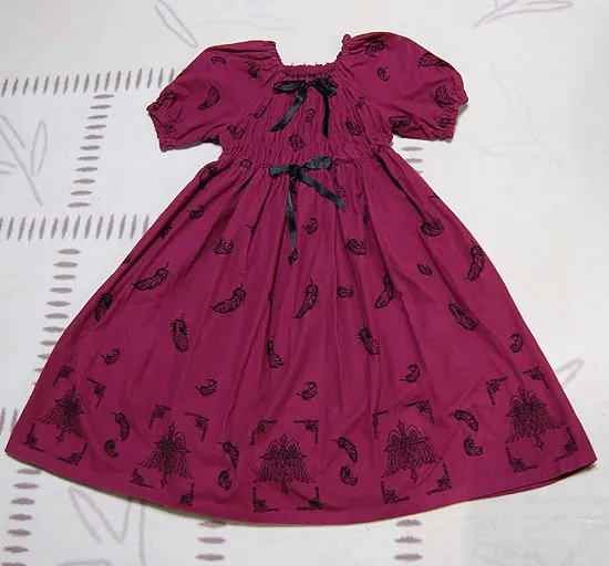 Rose Cross Short Sleeve JSK by Metamorphose Temps de Fille