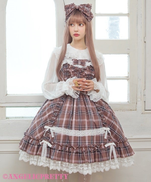 Tartan Check Dreaming Girl JSK by Angelic Pretty