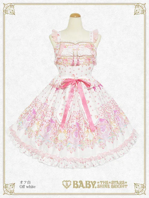 Hanamomo Shangri-La Ribbon JSK by Baby, the Stars Shine Bright