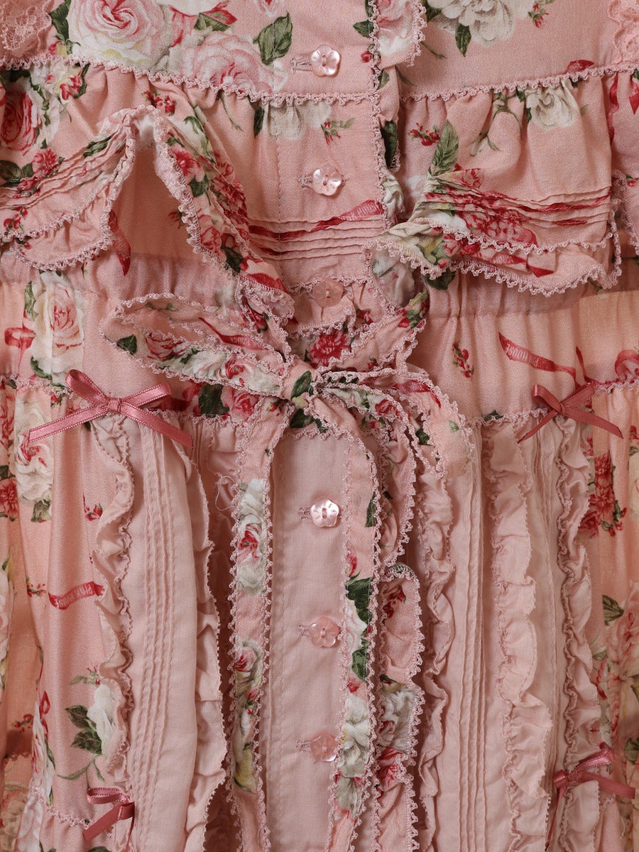 SUPER DOLLFIE meets PINK HOUSE Dolly Rose Print Dress by Pink House