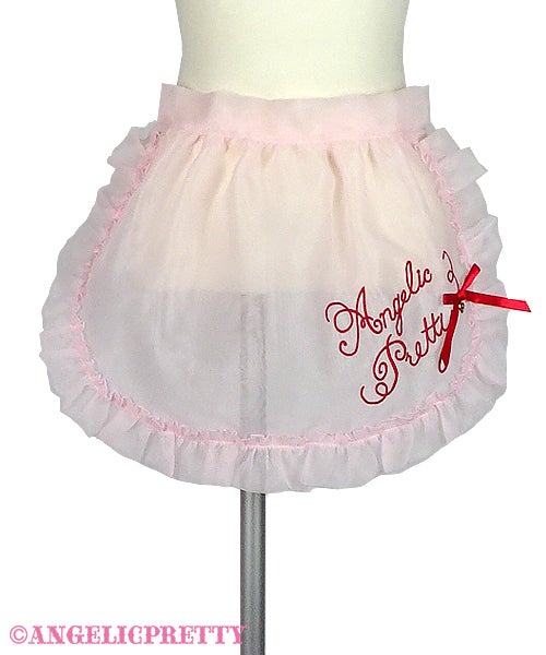 Original Logo Fairy Frilled Apron (2020 2nd Release) by Angelic Pretty