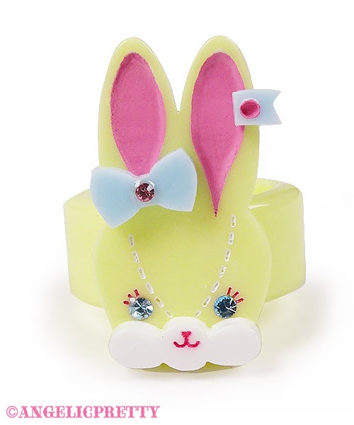 Angelic pretty【もこもこリリカルバニーリング】新品未使用 Moco moco Lyrical Bunny Ring by Angelic Pretty