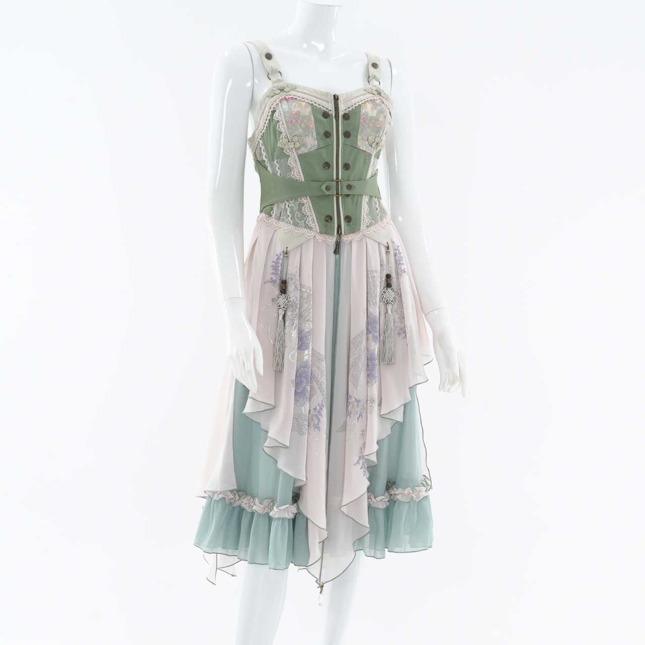 OzzOn ~ Oneste Flower Mist Dream Vest JSK by Indie Brand