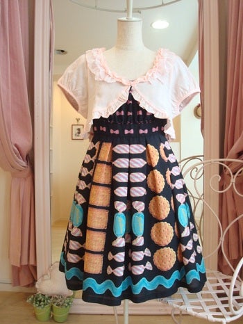 Candy & Biscuit Print OP by Emily Temple Cute