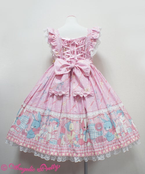 アンジェリックプリティ melody toys ピンク Melody Toys High Waist JSK (2018) by Angelic Pretty