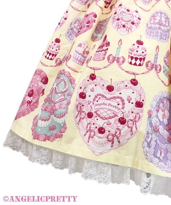 Happy Cakes Shirring JSK by Angelic Pretty