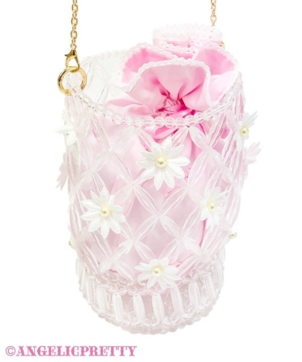 ANGELIC PRETTY Margaret Dream ビーズバッグ　ピンク Margaret Dream Beaded Bag by Angelic Pretty