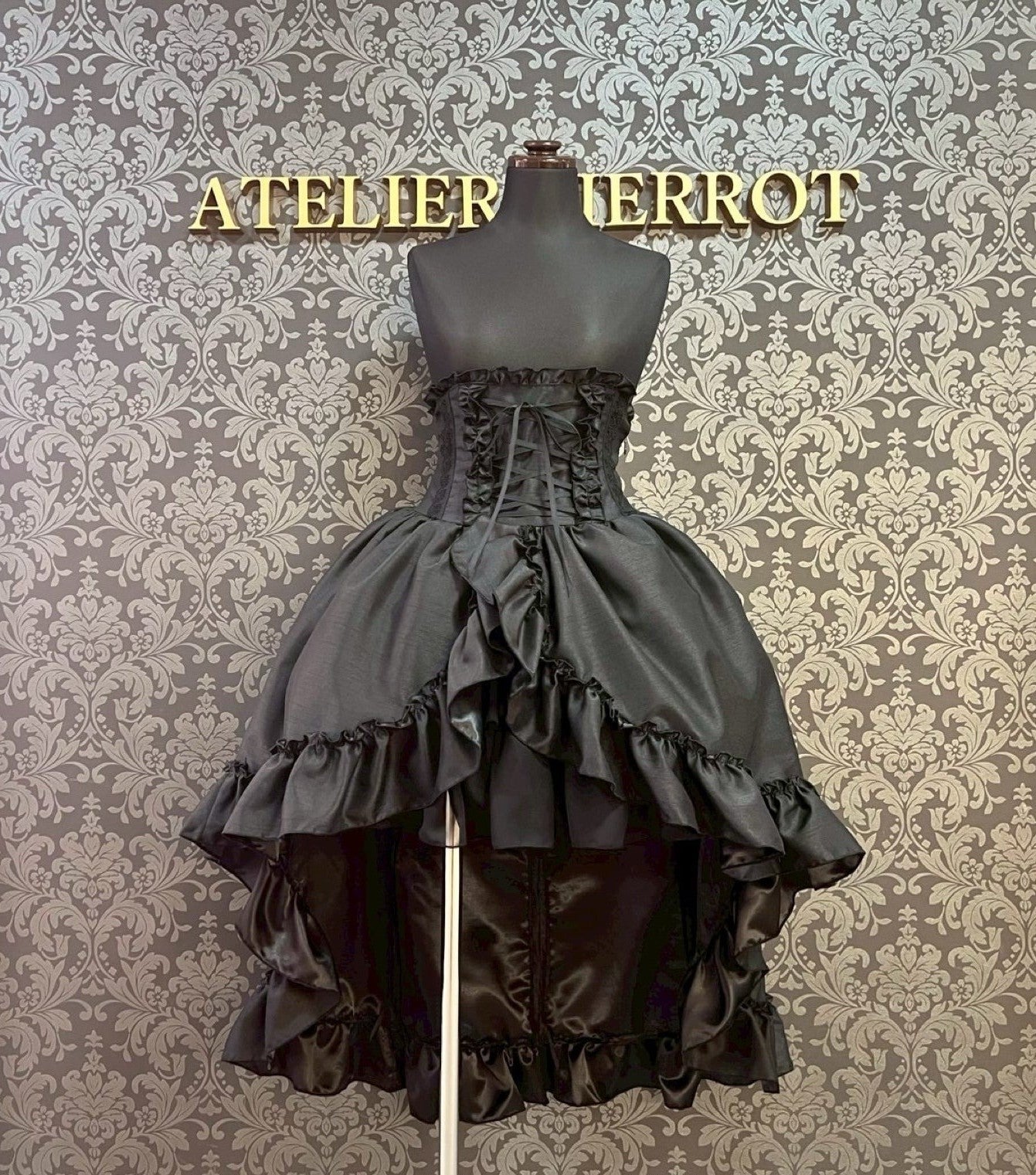 Fishtail Mini Corset Skirt by Atelier Pierrot