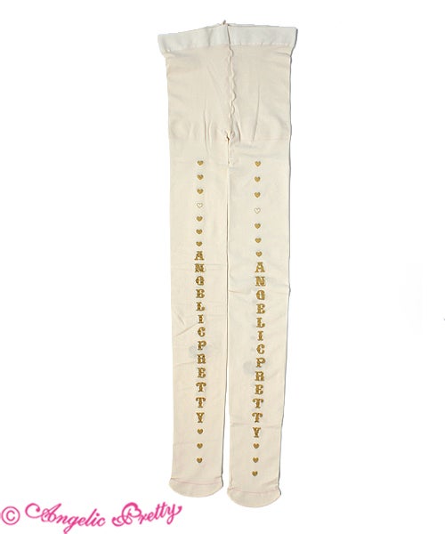 Angelic Logo Tights by Angelic Pretty