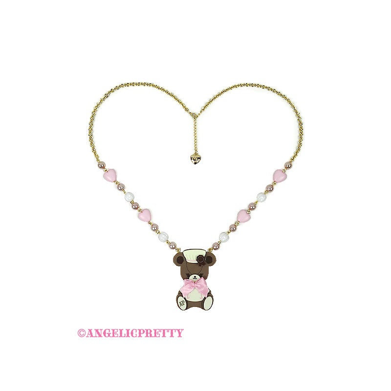 Angelic Pretty 　Bear’s Chocolaterieネックレス Bear's Chocolaterie Chocolatier Necklace by Angelic Pretty