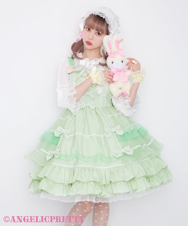 Candy Striped Ribbon JSK by Angelic Pretty