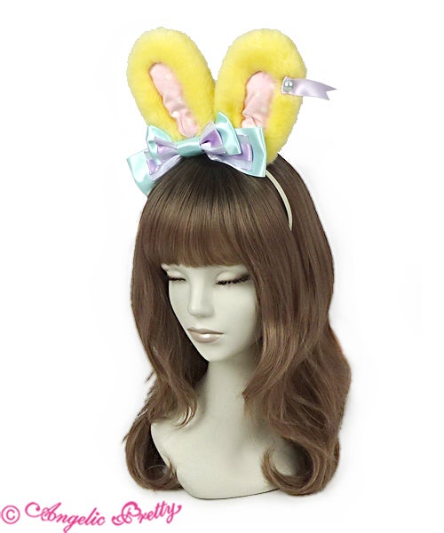Lyrical Bunny Head Bow (2020) by Angelic Pretty