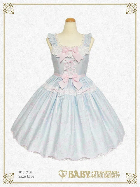 Kumya's Strawberry Garden Embroidery JSK II by Baby, the Stars