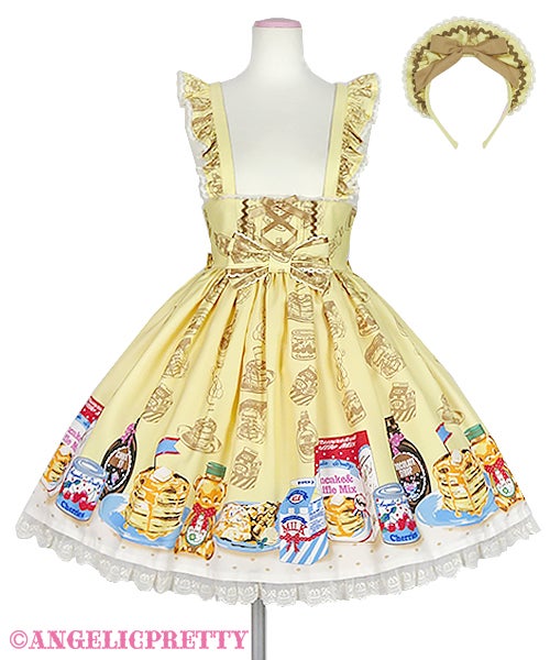 Honey Cake Café High Waist Skirt Set by Angelic Pretty