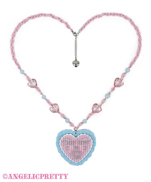 MELODY TOYS Heart Necklace (2020) by Angelic Pretty
