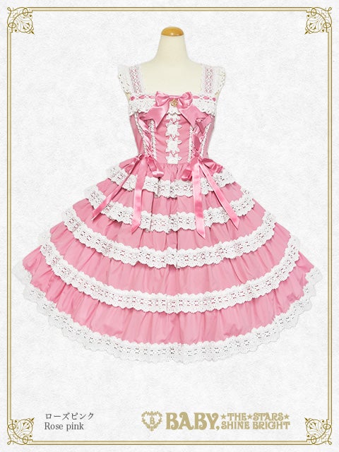 Romantic Dream Roseジャンパースカート ピンク ロリィタ Romantic Dream Rose JSK by Baby, the Stars Shine Bright