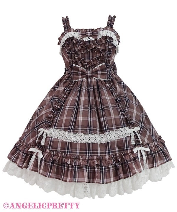 Dreaming Girlジャンパースカート　AngelicPretty Tartan Check Dreaming Girl JSK by Angelic Pretty