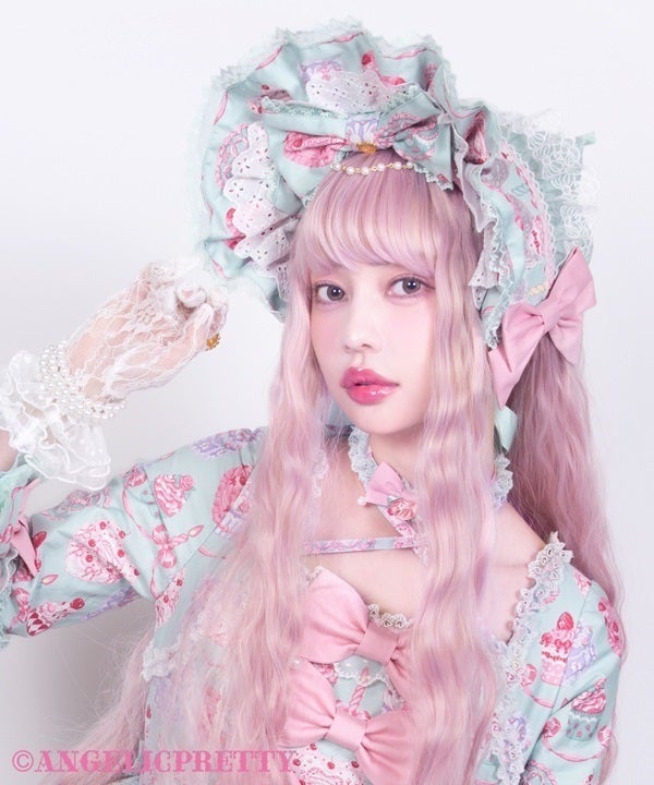 Happy Cakes Half Bonnet by Angelic Pretty