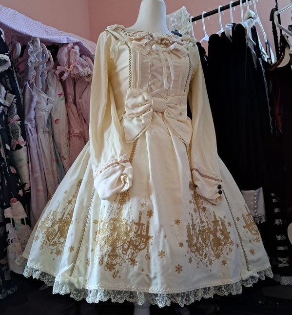 Chandelier Print JSK by Angelic Pretty