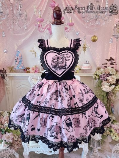 Sweet Dark Nurse JSK (Kuua Collaboration) by Royal Princess Alice