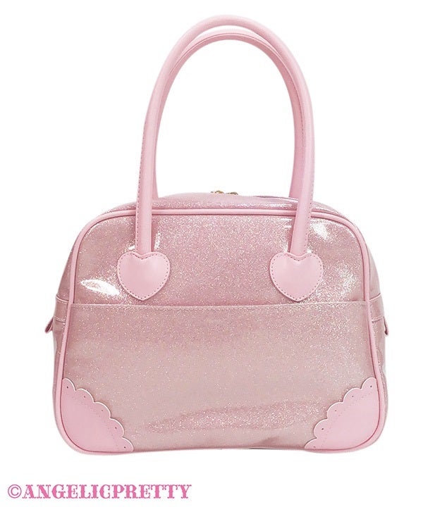Glitter Jewelry Ribbon Boston Bag (2025) by Angelic Pretty