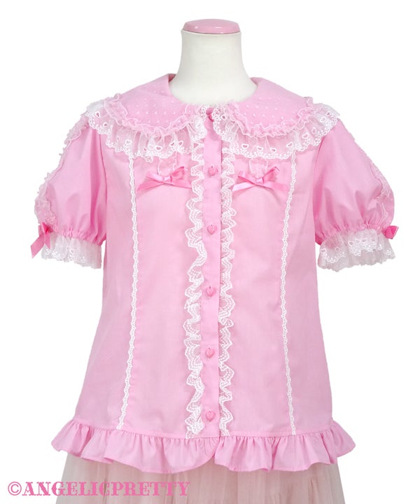 Topping Heart Blouse (2022) by Angelic Pretty